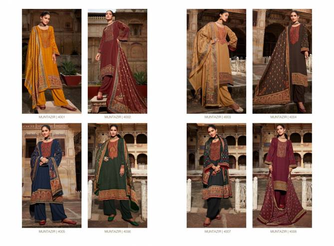 Mumtaz Muntazir 1 Winter Wear Wholesale Dress Material Collection